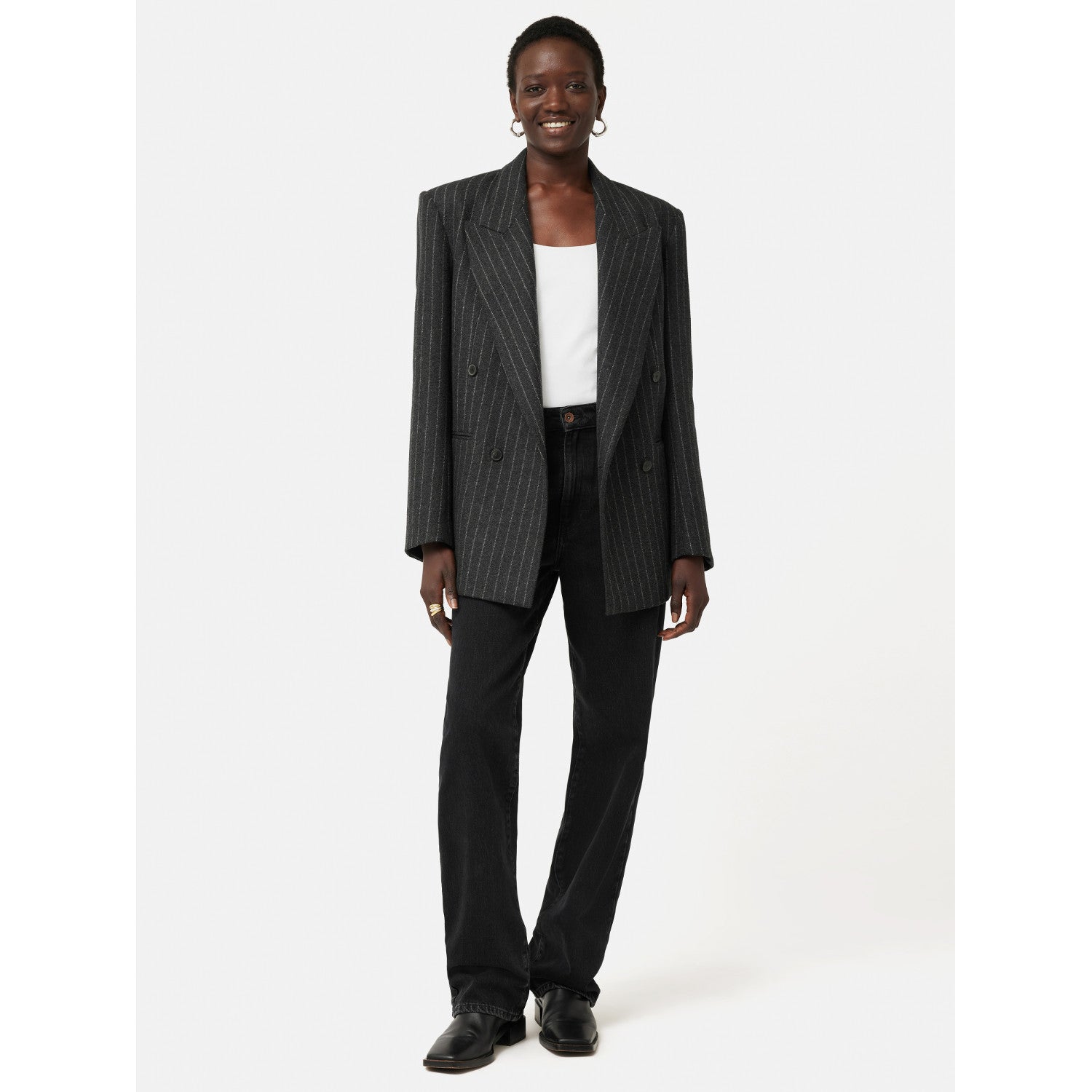 Jigsaw Tatton Wool Pinstripe Blazer