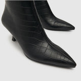 Schuh Black Beverly Croc Boot