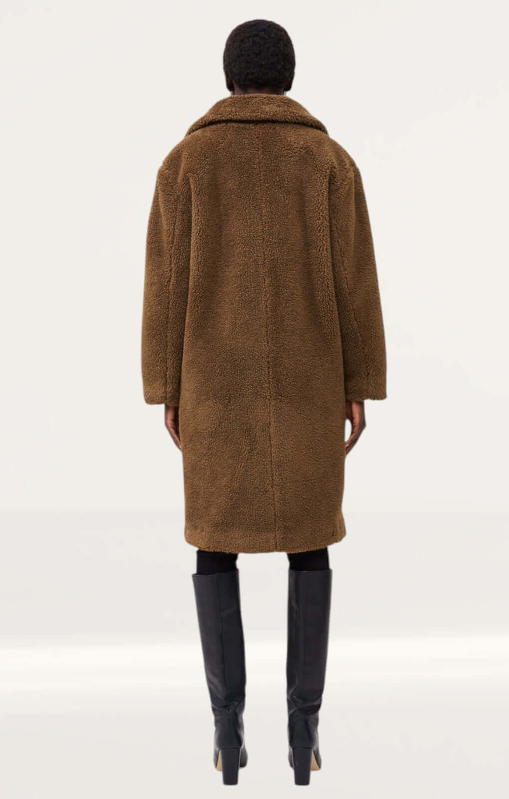 French Connection Borg Peacoat