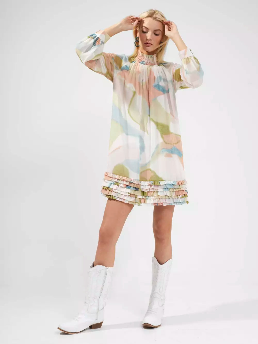 French Connection Hattie Recycled Mini Dress
