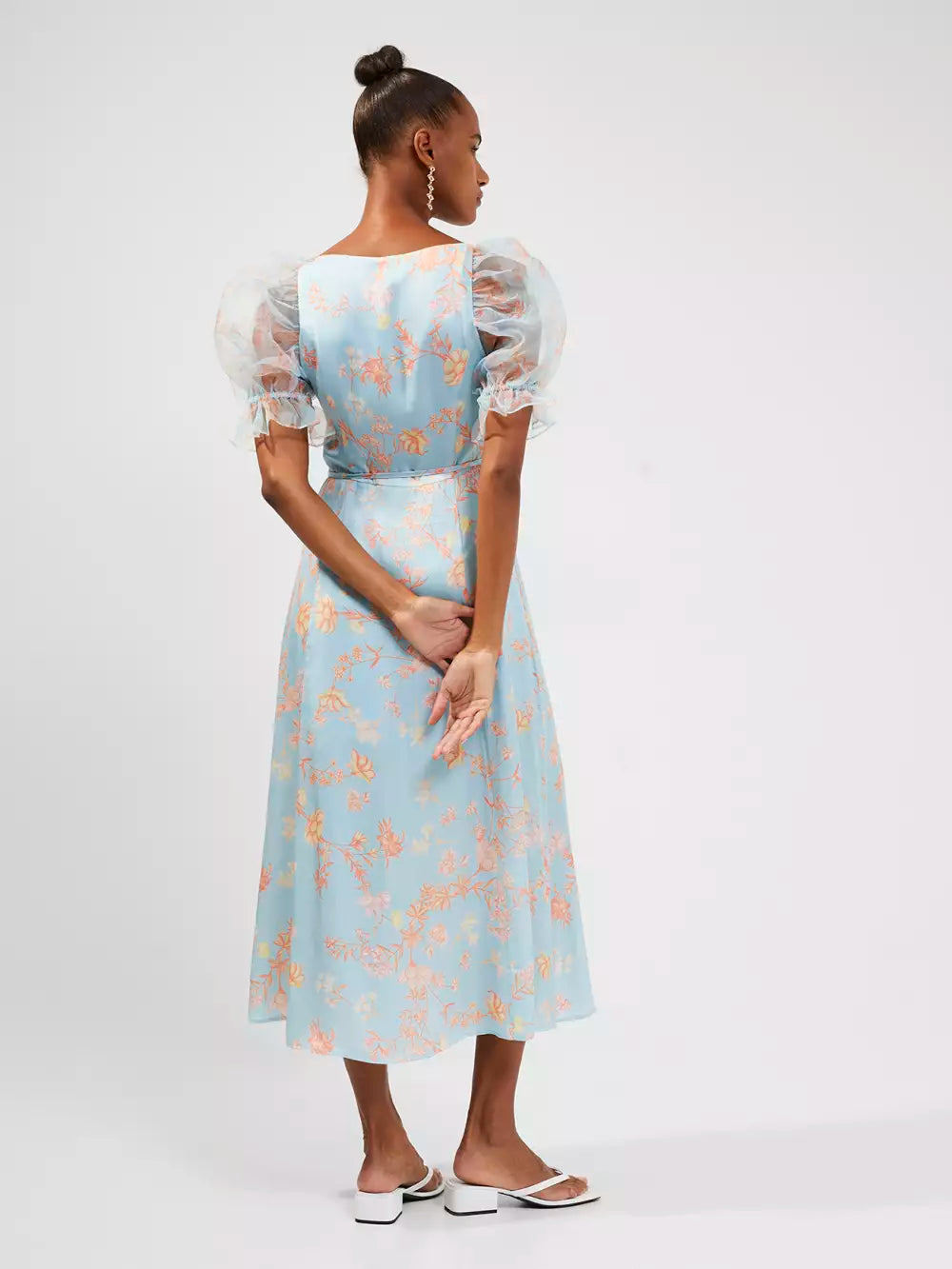 French Connection Diana Drape Midi Dress