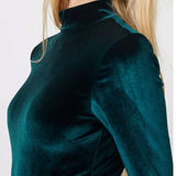 French Connection Sula Velvet Jersey Dress
