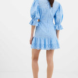 French Connection Cilla Broderie Anglaise Cut-Out Mini Dress