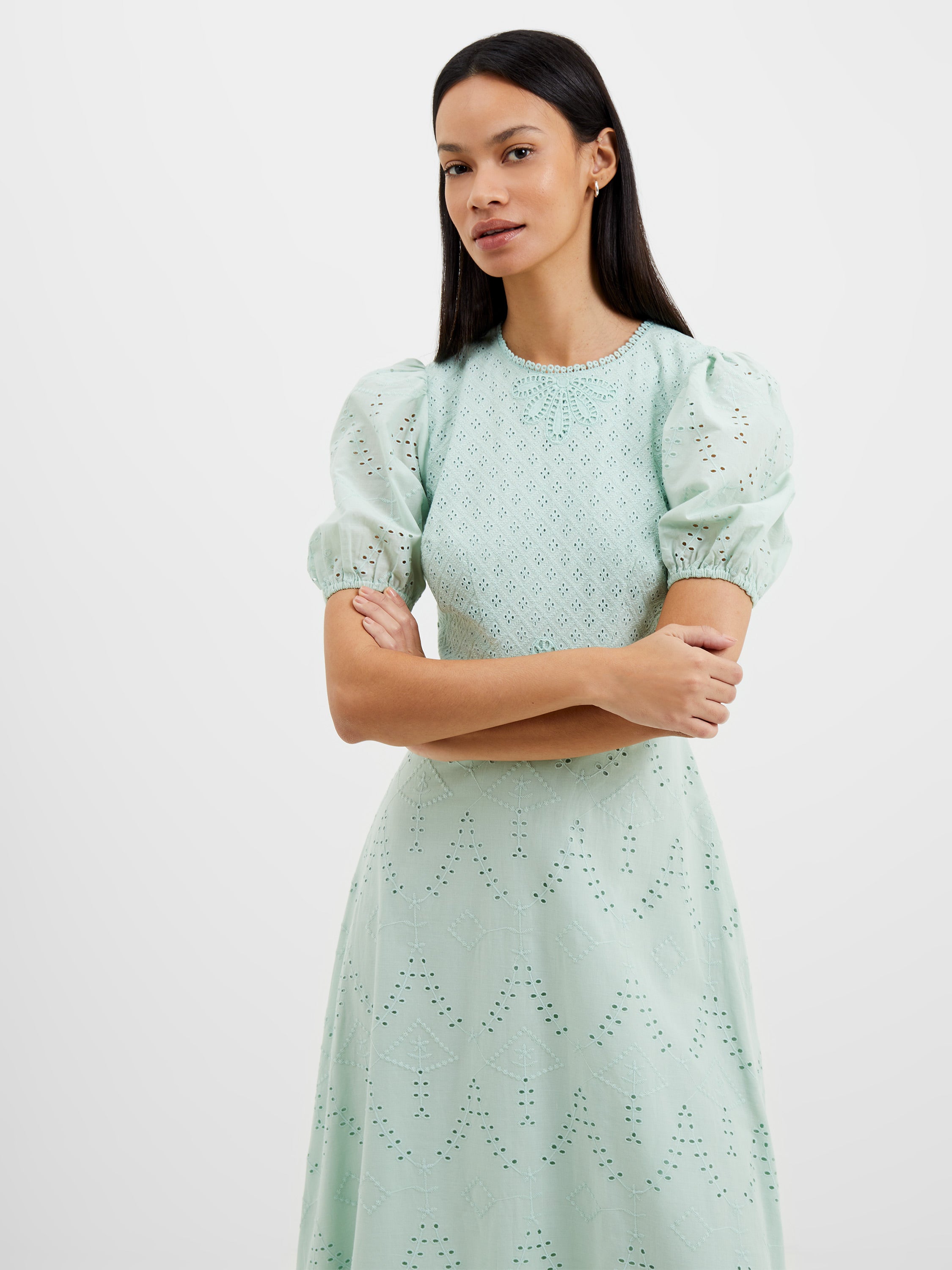 French Connection Esse Puff Sleeve Dress