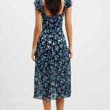 French Connection Bette Satin Burnout Dress