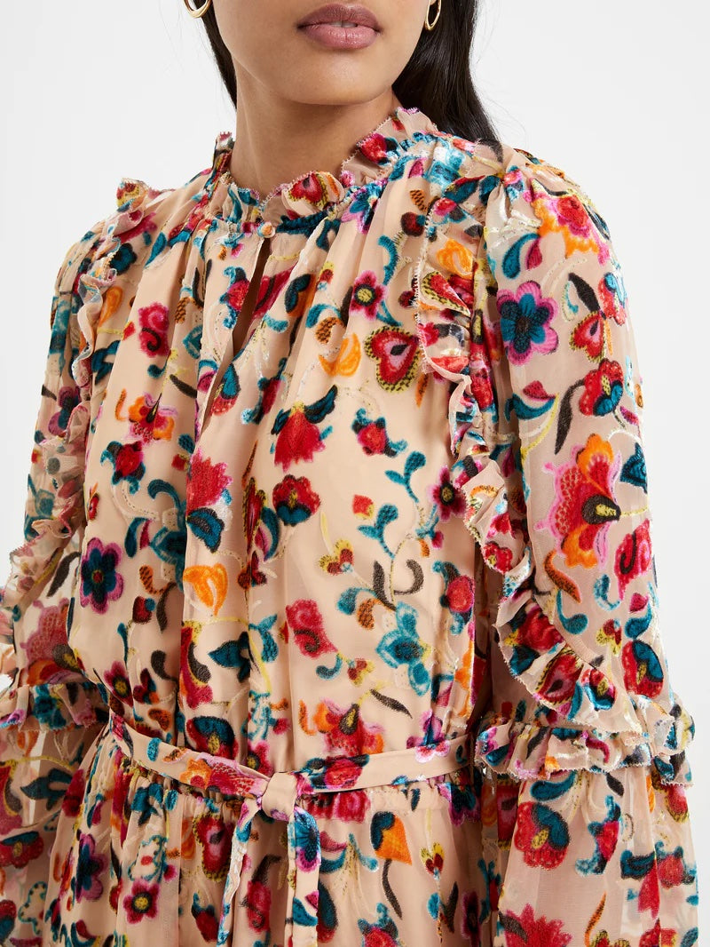 French Connection Avery Burnout Dress
