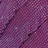 Oh Polly Dulce Embellished Strapless Ruffle Maxi Dress in Plum