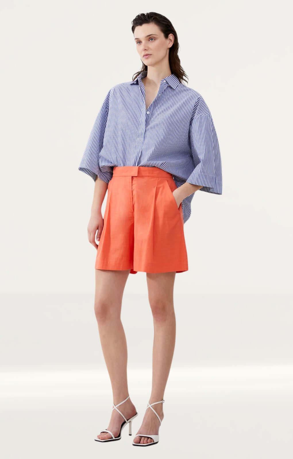 French Connection Alania City Short in Coral