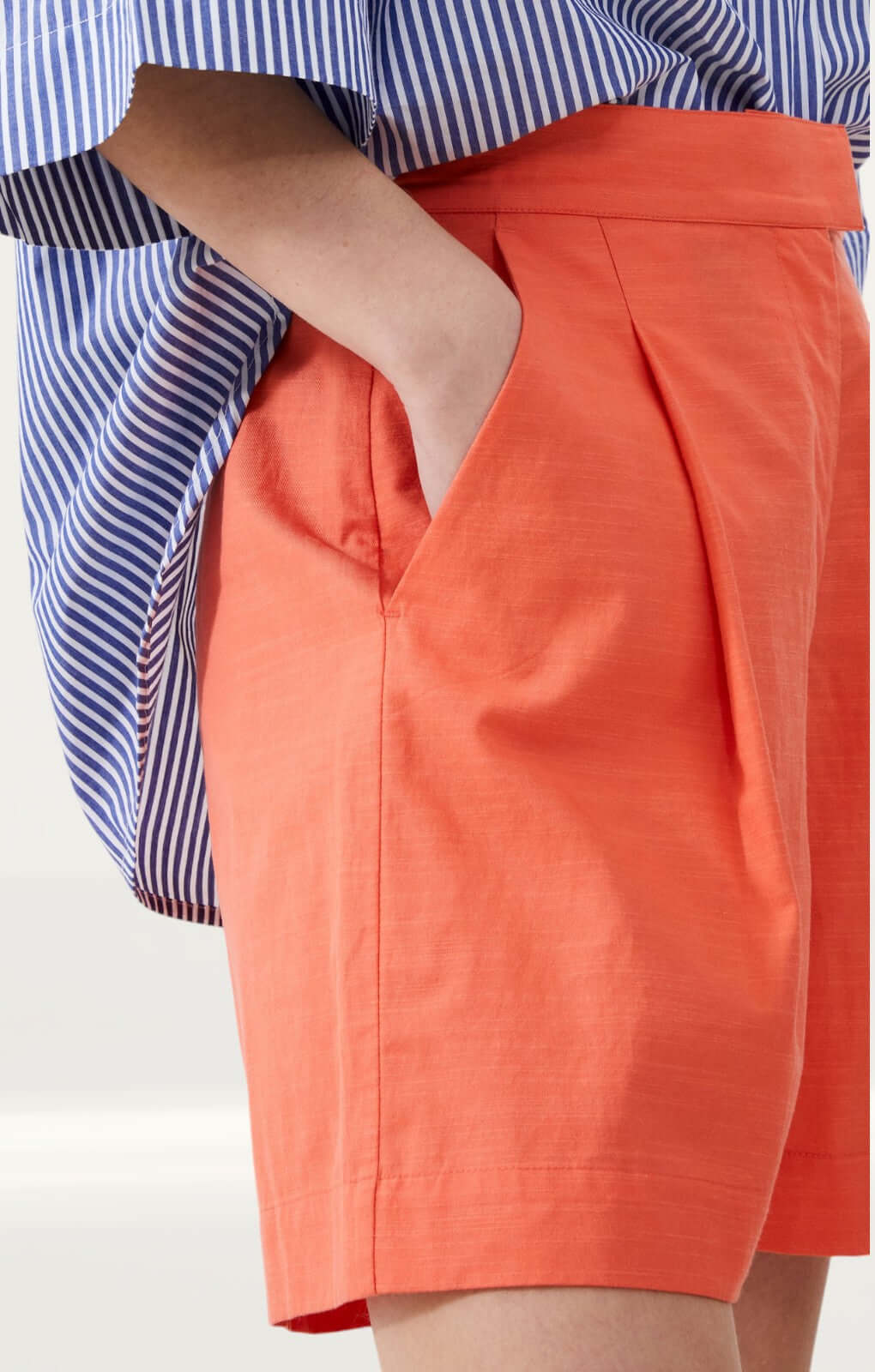 French Connection Alania City Short in Coral