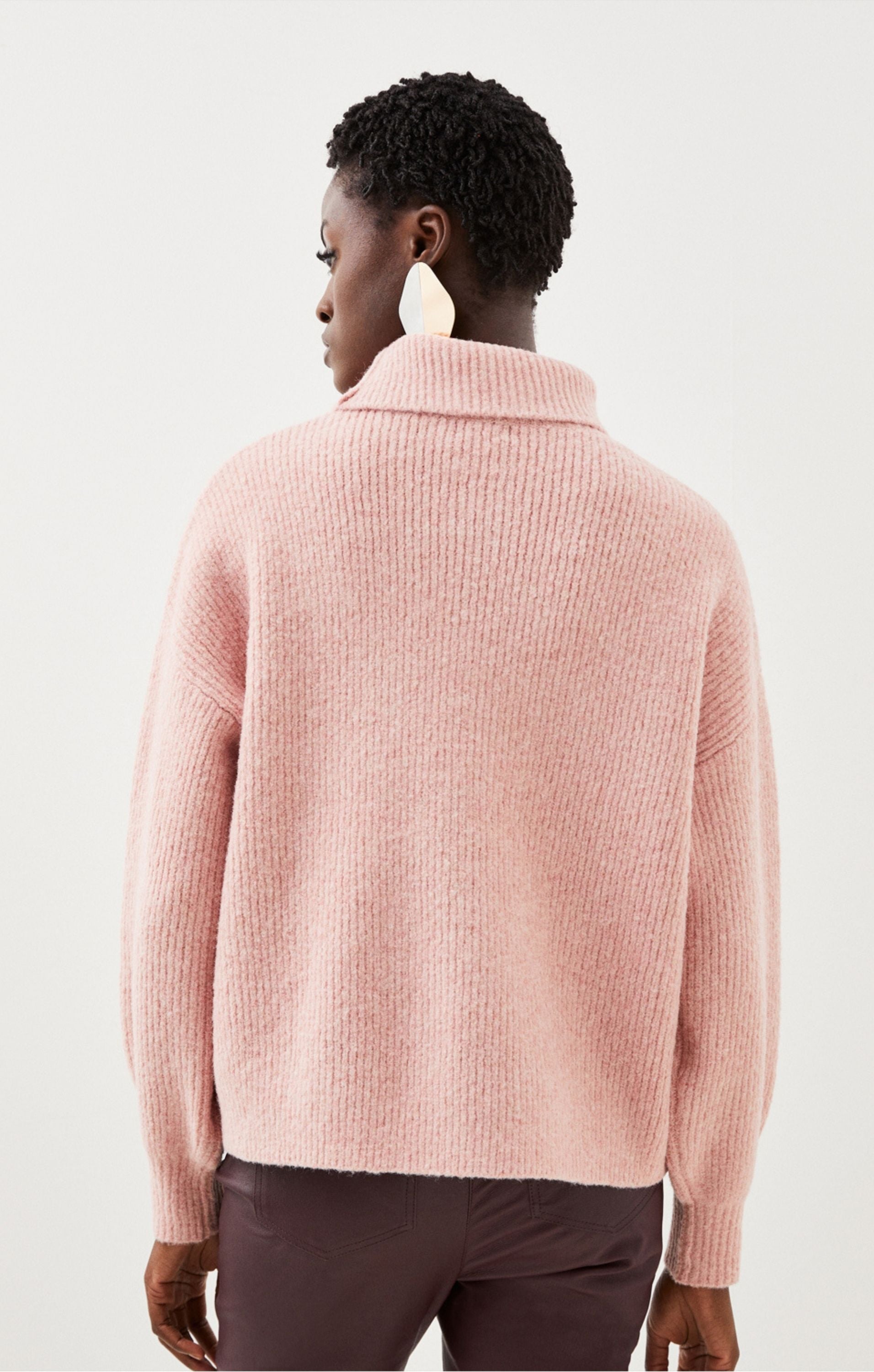 Karen Millen Lofty Knit Chunky Cable Wool Jumper