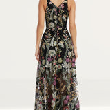 Dress The Population Ariyah Maxi Dress in Black