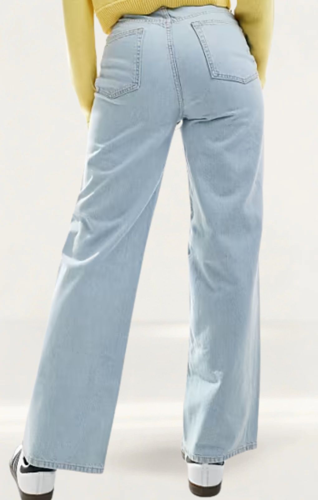 Asos Design Wide Leg Dad Jeans In Bleach – jeans by ASOS DESIGN, available to rent from Hirestreet