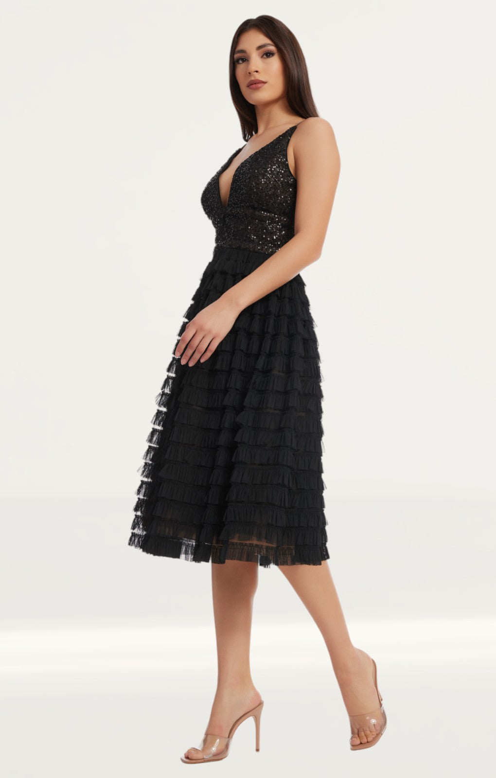 Dress The Population Becca Midi Dress