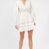 French Connection Biton Embroidery Mini Dress – dresses by French Connection, available to rent from Hirestreet