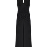 Ro&Zo Black Halterneck Midi Dress
