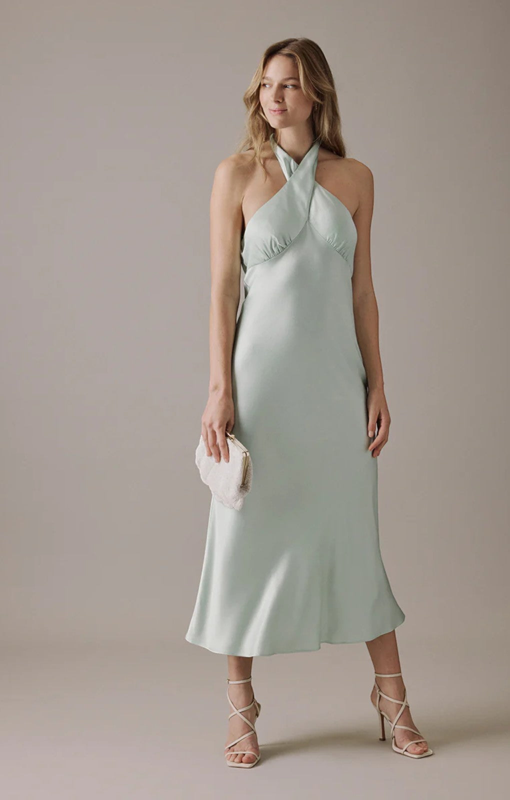 Nobody's Child Green Novie Midaxi Dress – dresses by Nobody's Child, available to rent from Hirestreet