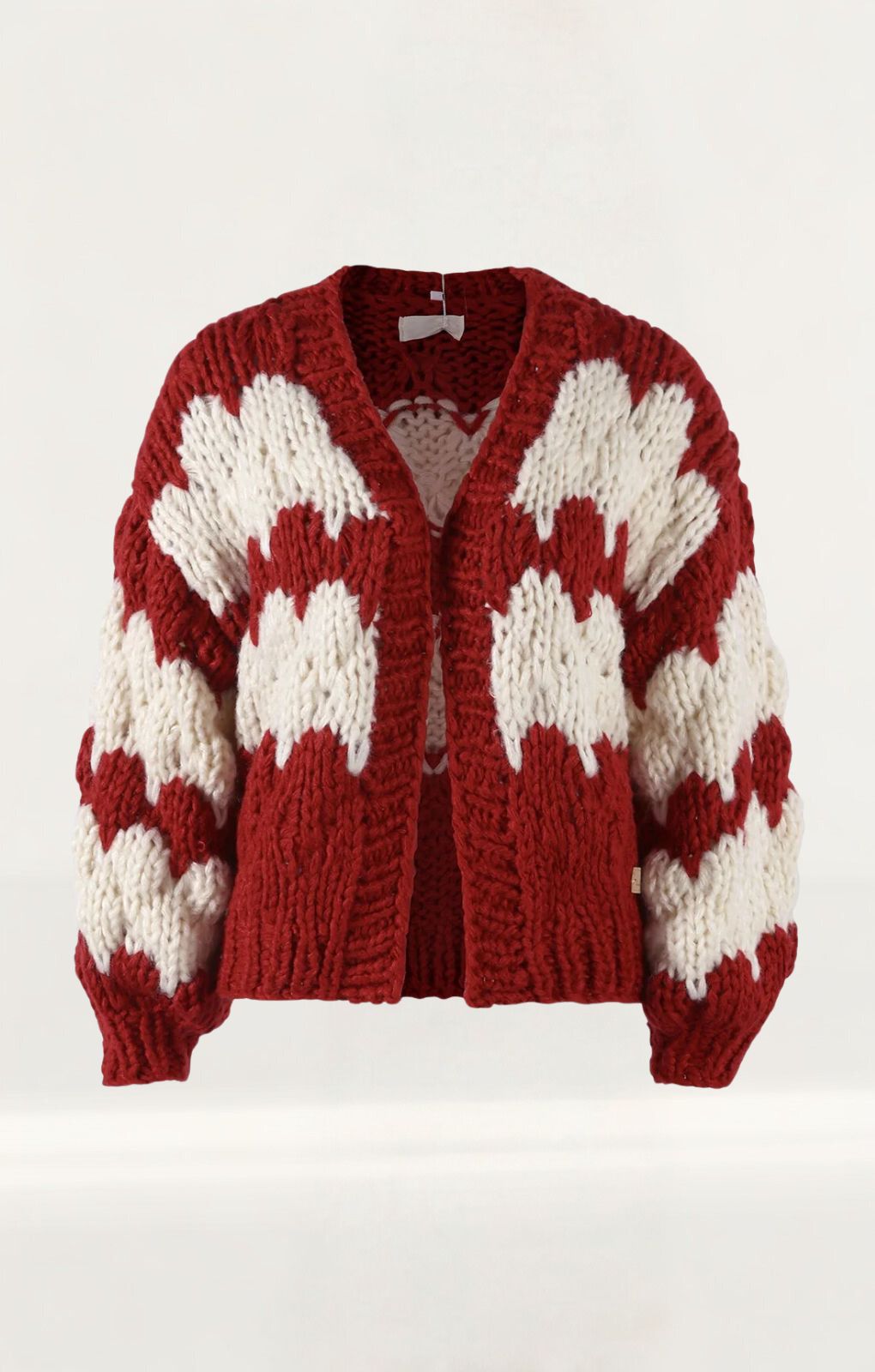 Kiwi & Co Candy Cane Kisses Cardigan