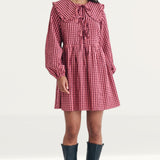 Nobody's Child Pink Gingham Peter Pan Collar Blaze Mini Dress