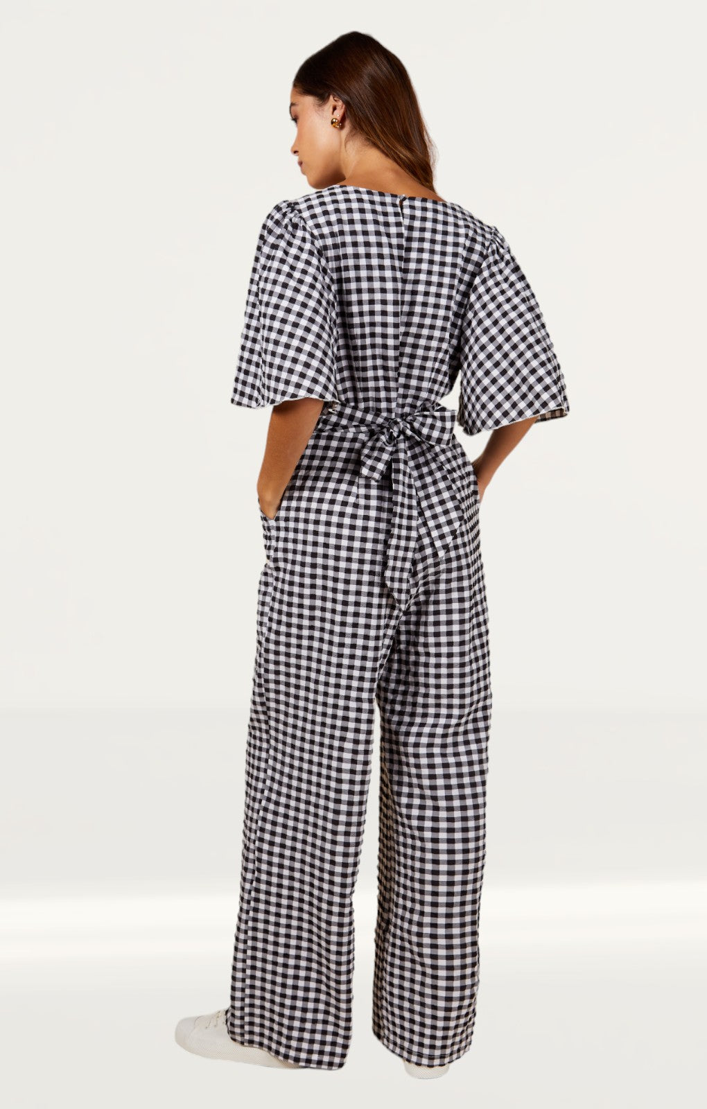 Little Mistress Gingham Jumpsuit