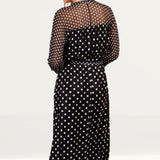Little Mistress Multi Spot Midaxi Dress by Vogue Williams