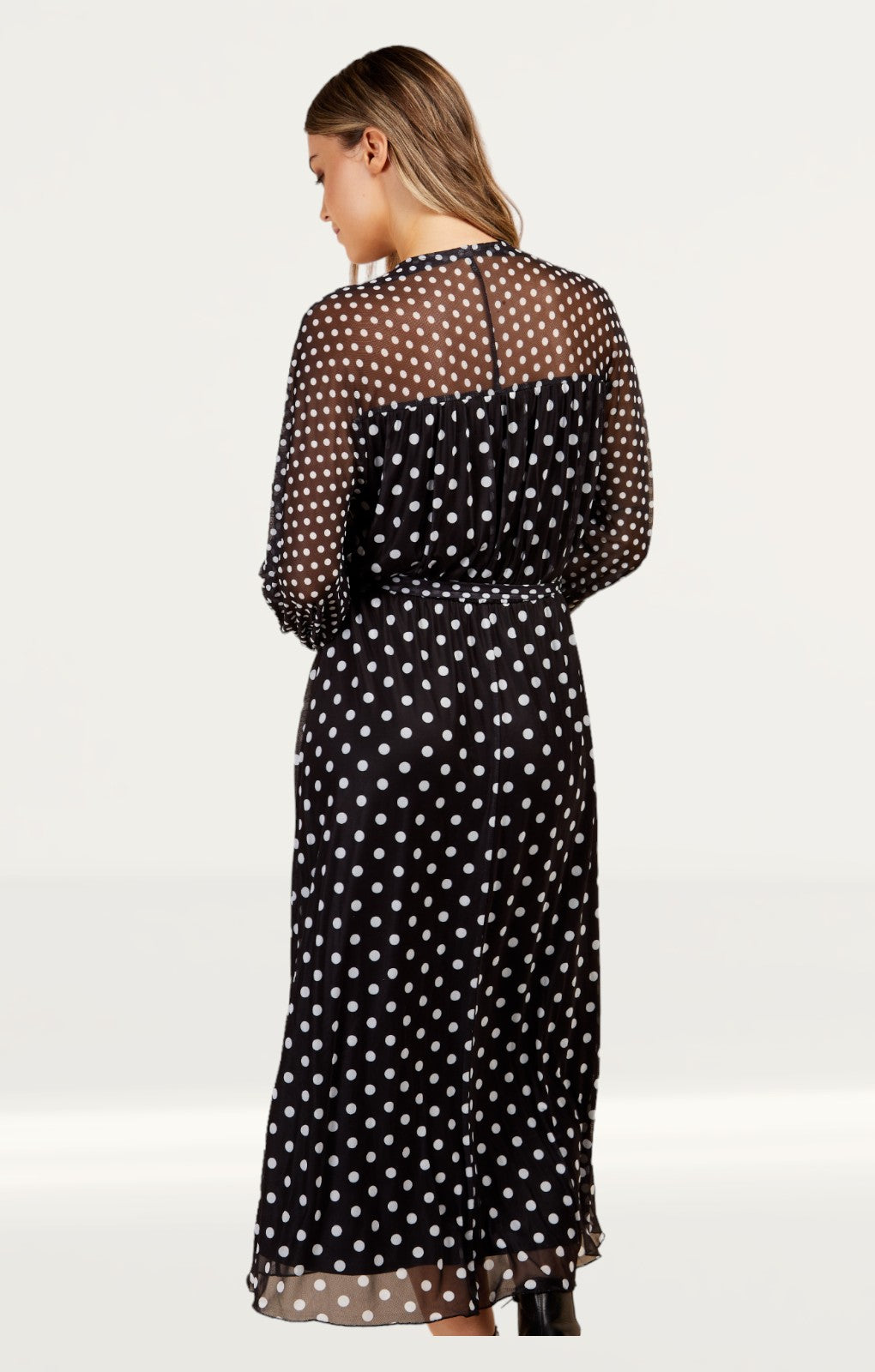 Little Mistress Multi Spot Midaxi Dress by Vogue Williams