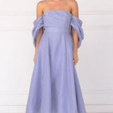 Talulah Dahlia Dusky Blue Midi Dress