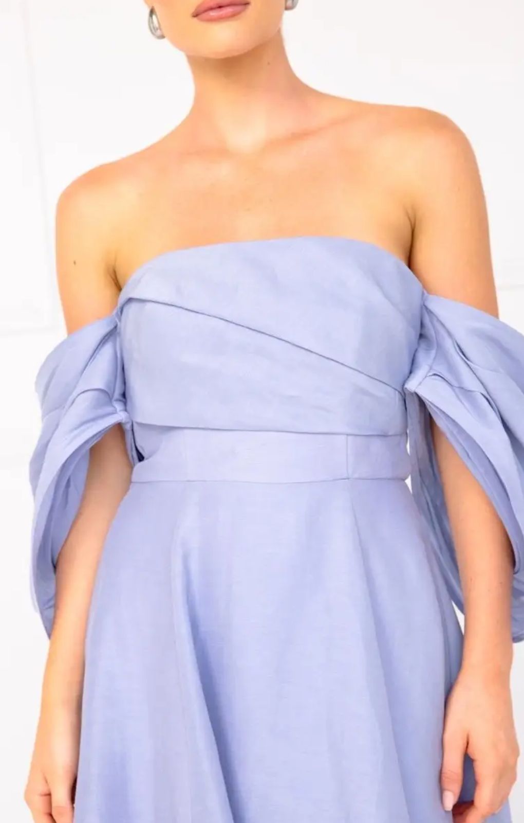 Talulah Dahlia Dusky Blue Midi Dress