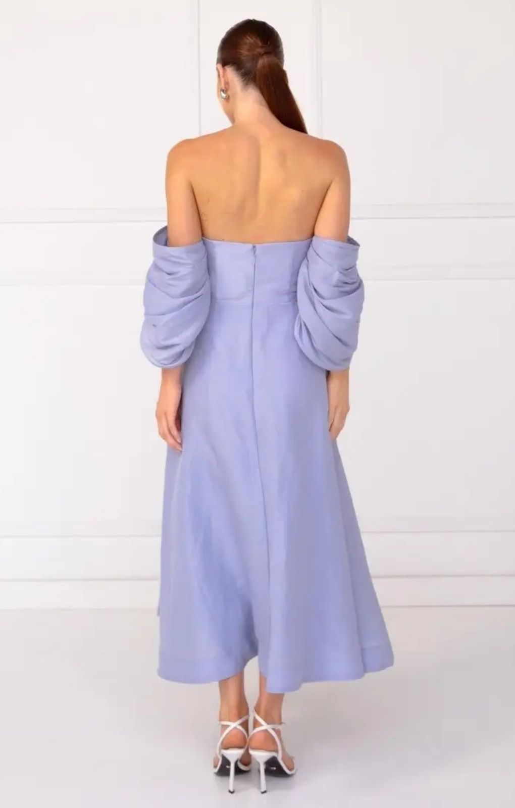 Talulah Dahlia Dusky Blue Midi Dress