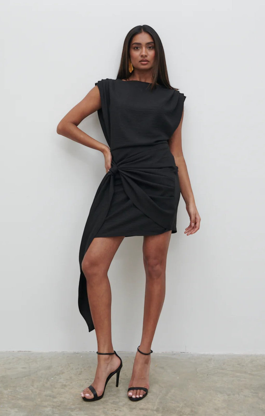 Pretty Lavish Dana Mini Dress in Black – dresses by Pretty Lavish, available to rent from Hirestreet