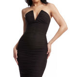 Dress The Population Ferra Mocha Dress