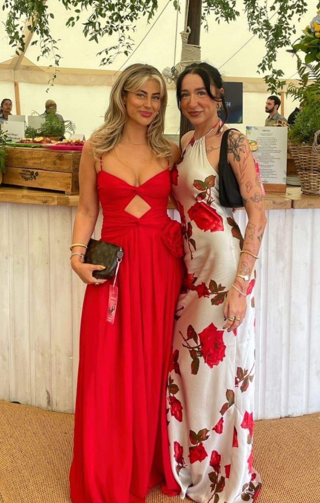 Runaway the Label Danika Slit Red Maxi Dress