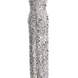 Dress The Population Vada Silver Dress