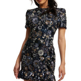 Dress The Population Navy Brittany Dress