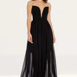 Dress The Population Eleanor Black Maxi Dress