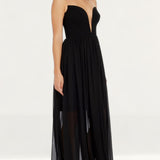 Dress The Population Eleanor Black Maxi Dress