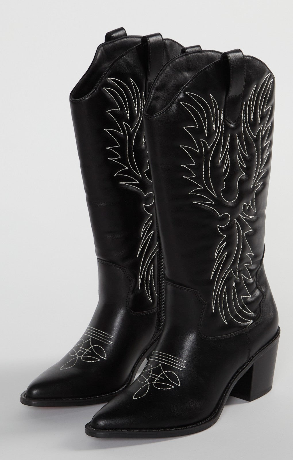 Glamorous Black Cowboy Boots