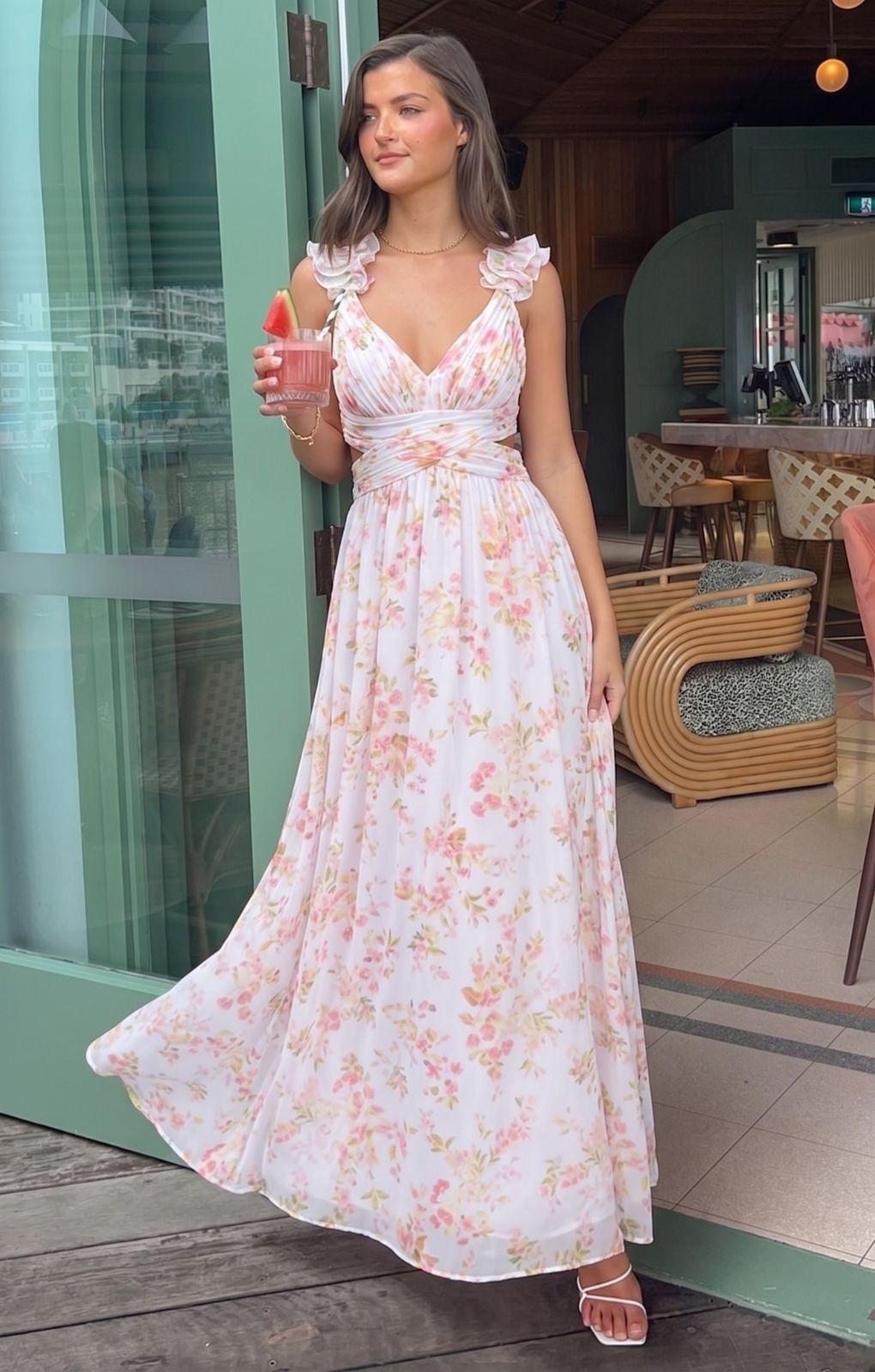 Forever 21 Floral Chiffon Maxi Dress Rent Forever New Ruffle Strap Maxi Dress In Floral Hirestreet Forever 21 Floral Chiffon Maxi Dress Rent Forever New Ruffle Strap Maxi Dress In Floral Hirestreet