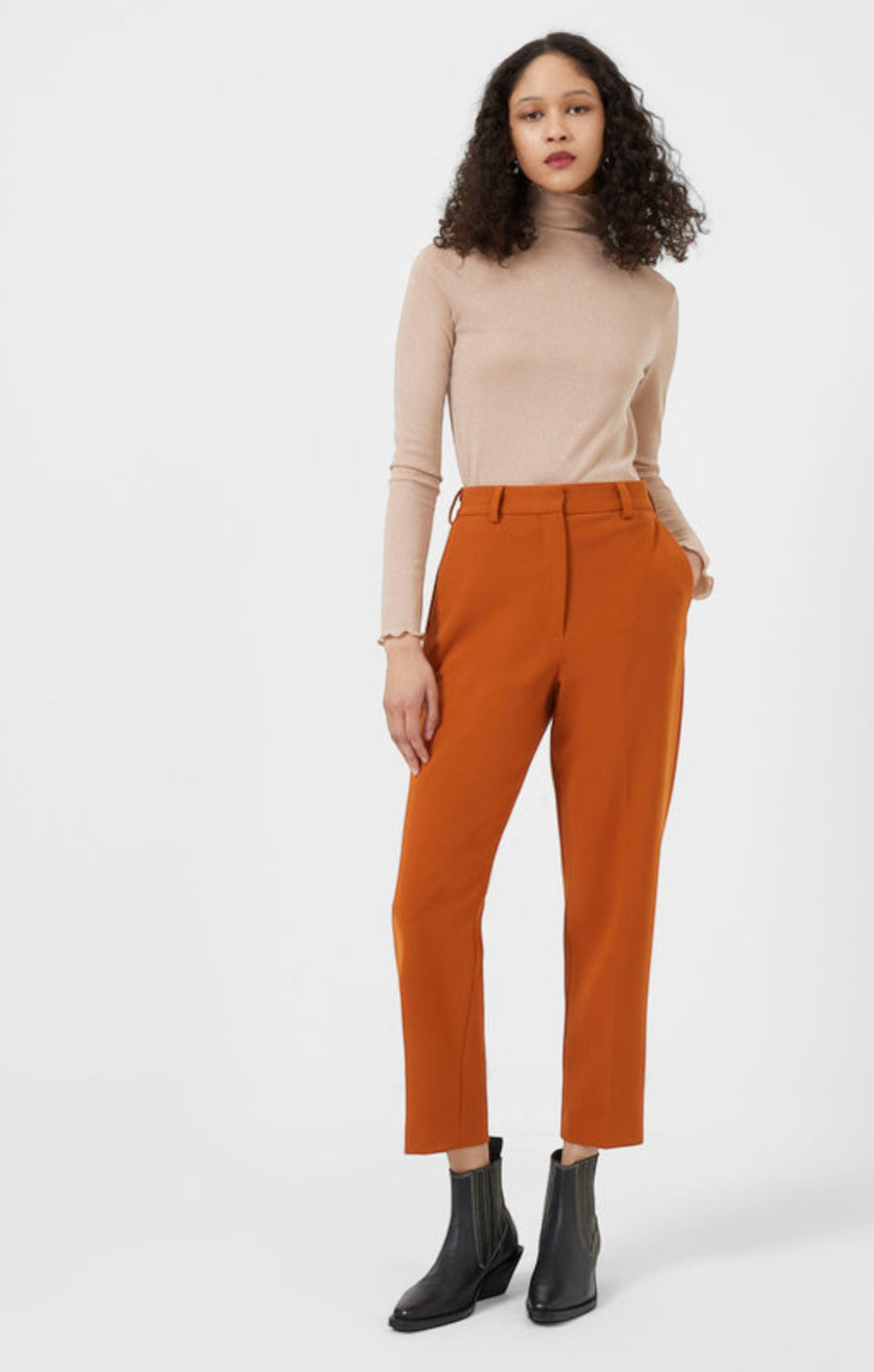 French Connection Buntie Whisper Ruth Tailored Trouser – trousers by French Connection, available to rent from Hirestreet