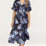 French Connection Caterina Floral Midi Dress
