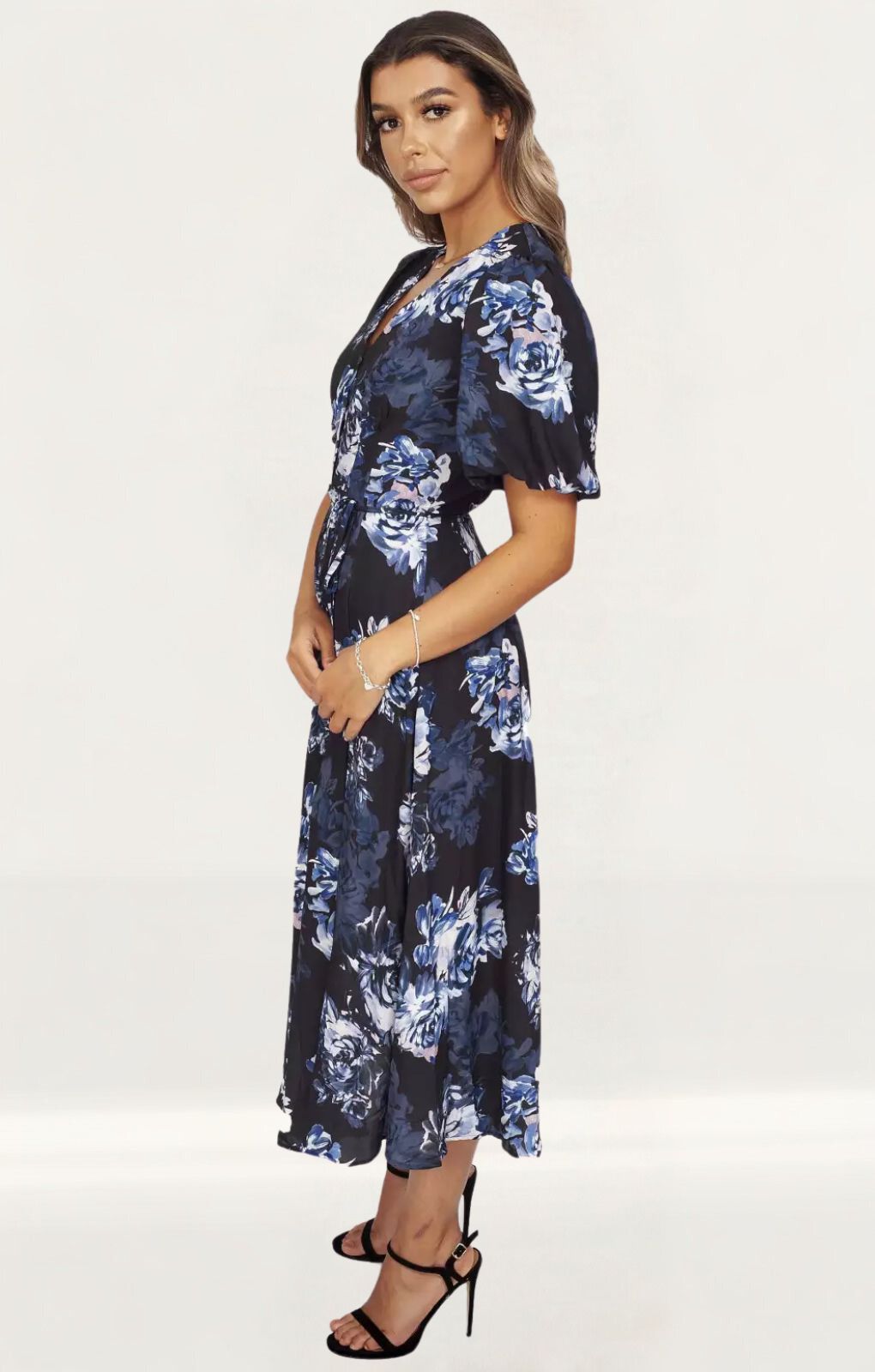 French Connection Caterina Floral Midi Dress