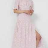 French Connection Doria Colette Split Midi Skirt – skirts by French Connection, available to rent from Hirestreet