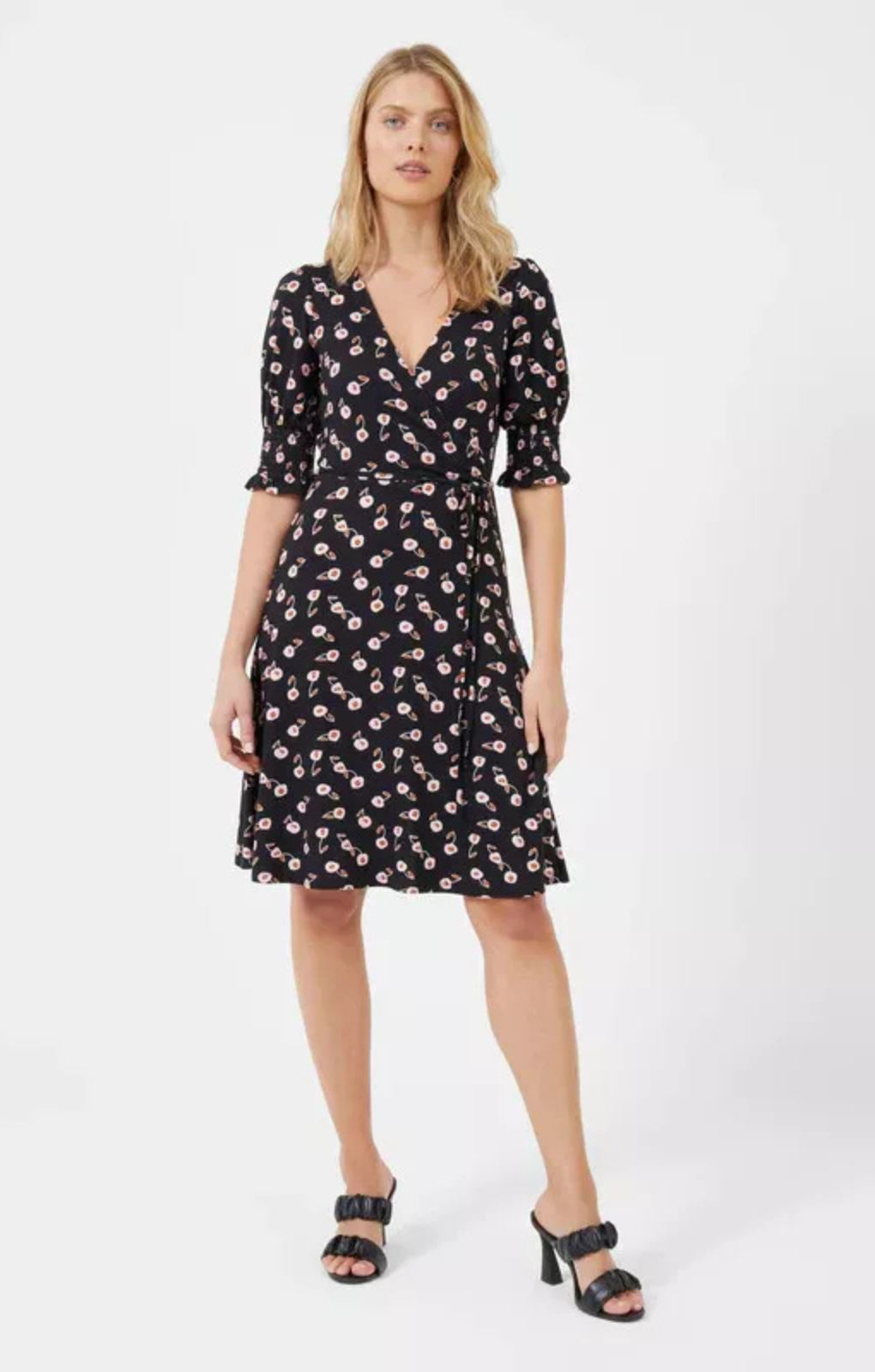 French Connection Meadow Jersey Francine Dress Moonless Night Multi French Connection Meadow Jersey Francine Dress Moonless Night Multi