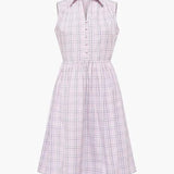 French Connection Yaki Organic Check Sleeveless Shirt Dress – dresses by French Connection, available to rent from Hirestreet