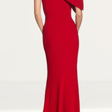 Dress The Population Georgina Maxi Dress in Garnet
