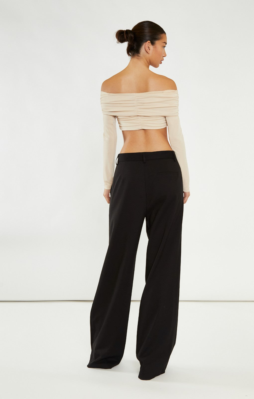 Glamorous Black Wide Leg Trousers