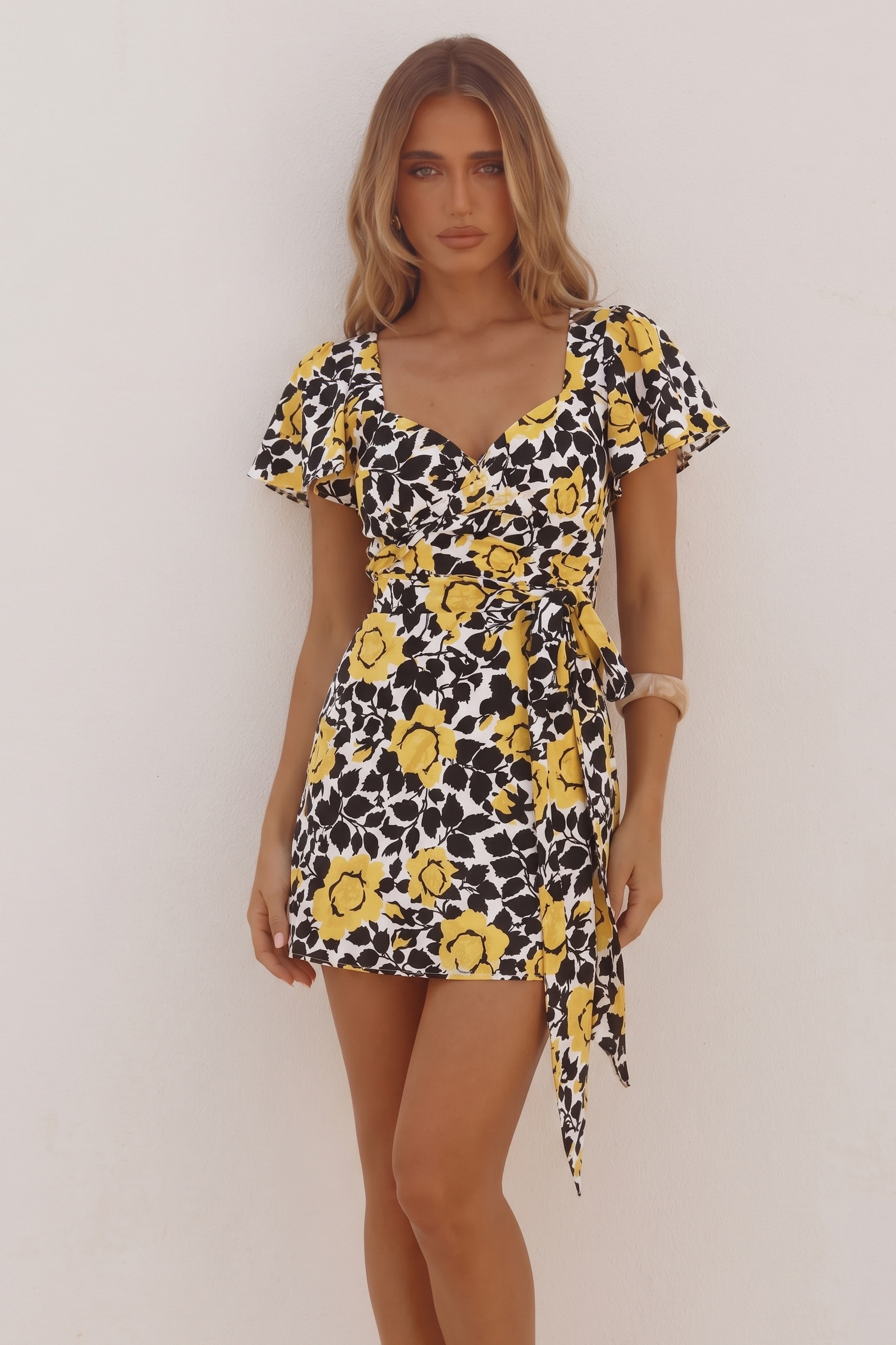 fields of gold dress Fields of Gold Wrap Dress in Bloom  First Stitch