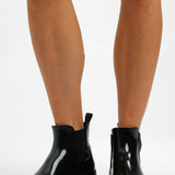 Hunter Original Refined Chelsea Wellington Boots In Black Gloss