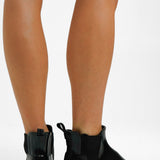 Hunter Original Refined Chelsea Wellington Boots In Black Gloss