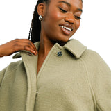 ASOS DESIGN Oversized Boyfriend Coat In Mushroom