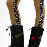 Love Moschino Classic Snow Boots In Black